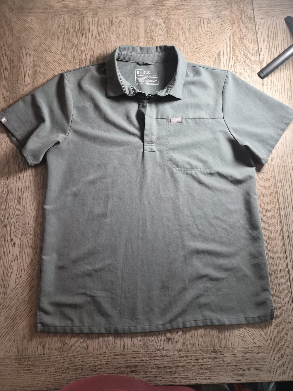 FIGS Men's Polo Shirt in Sage